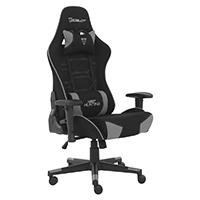 SILLA OCELOT GAMING OST-BLACK MIST / TELA AUTOMOTRIZ / BASE NYLON AJUSTABLE / DESCANSABRAZOS 1D / PISTON CLASE 4 / RECLINABLE 90-155 GRADOS / HASTA 150KG / COJINES LUMBAR Y CERVICAL / COLOR NEGRO CON - Image 2
