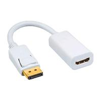 ADAPTADOR BROBOTIX DISPLAYPORT MACHO A HDMI HEMBRA, BLANCO - Image 2