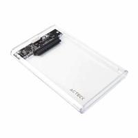 CARCASA CASE ENCLOSURE PARA DISCO DURO ACTECK ARMOR CLEAR HC430 / HDD 2.5 / CONEXION USB MICRO B / SATA / TRANSPARENTE / AC-934688 - Image 2