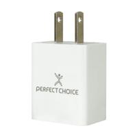 ADAPTADOR DE CORRIENTE USB 2.4A PERFECT CHOICE BLANCO - Image 2