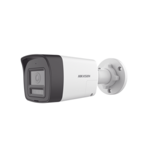 [Audio Bidireccional + Dual Light + ColorVu] Bala TURBOHD 3K (5 Megapixel) / Lente 2.8 mm Angulo de vision 112° / 30 mts IR EXIR + 20 mts Luz Blanca / Micrófono y Bocina Integrado / Exterior IP67 / Metal / dWDR